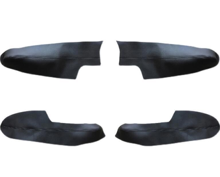 2014-20 for Nissan Rogue Interior Door Panels Black Armrest PU Leather Cover 4PC