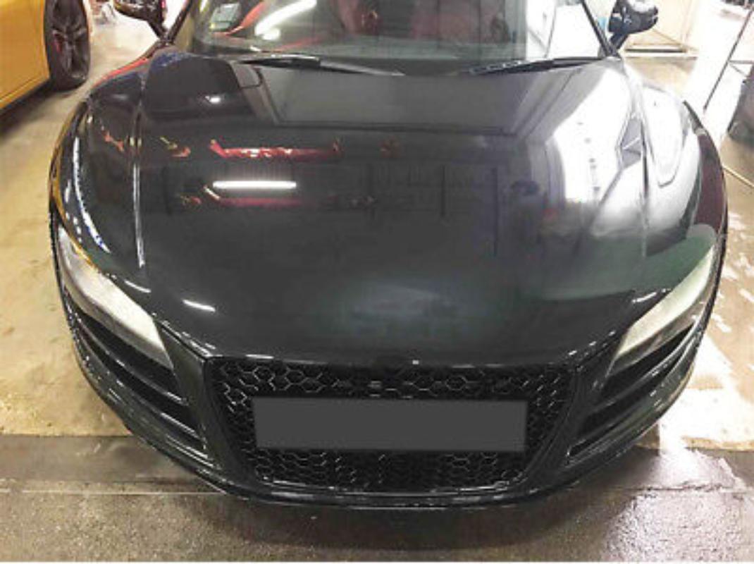 for Audi 08-12 R8 V8 V10 MK1Grill - Insert main bar front glossy grille