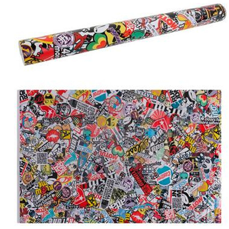 DIY Sticker Bomb Decal Vinyl Roll Car Skate Skateboard Laptop Luggage Decoration