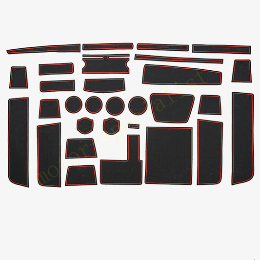 for Ford Explorer 2020-2023 Inner Gate slot pad Door Pad Cup Holder Non-slip mat