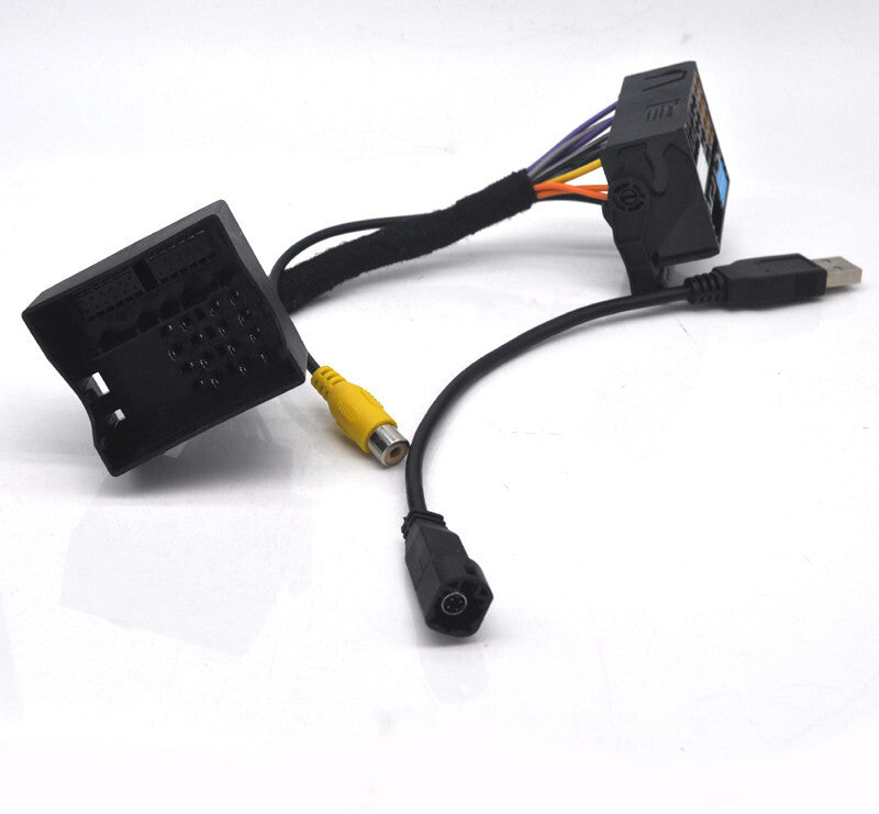 Quadlock Adaptor usb cable kit for VW / for SKODA for seat Radio 03-2015 Transporter T6 T5