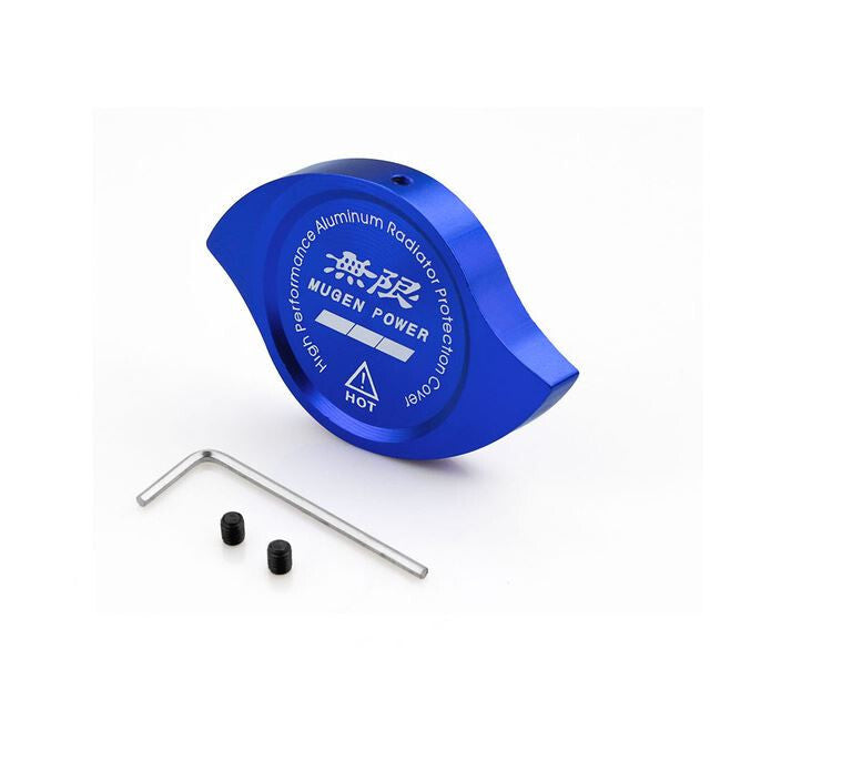 Blue fuel tank cap for automotive power radiators is suitable for Honda Accord, for Civic,for Acura CL, and CSX.