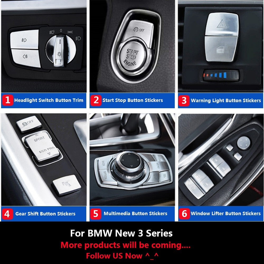 for BMW 1 2 3 4 Series X5 X6 F20 F22 F30 F34 F32 F15 F16 Headlight Switch Cover