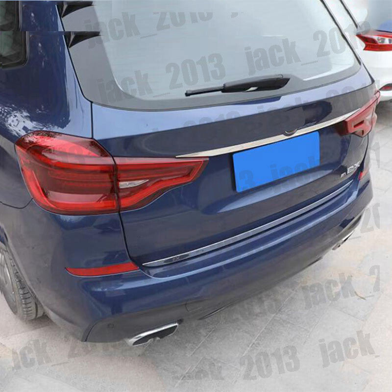 steel Moulding Tail Trunk Lid Cover Trim for BMW X3 G01 2018-2023 Accessories