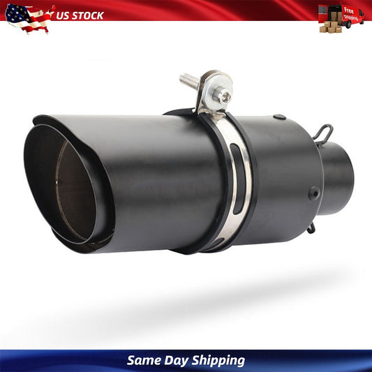 51mm 250mm Motorcycle Exhaust DB Killer Slip On Pipe Muffler Tips Replac Baffles