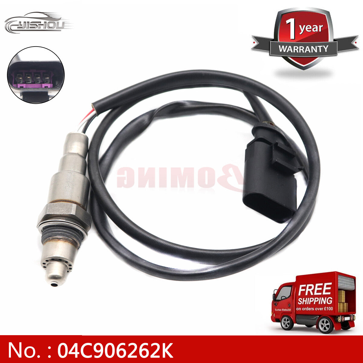 The new 04C906262K oxygen sensor is suitable for Volkswagen for Jetta Polo Beetle V 1.0L for Skoda Fabia.