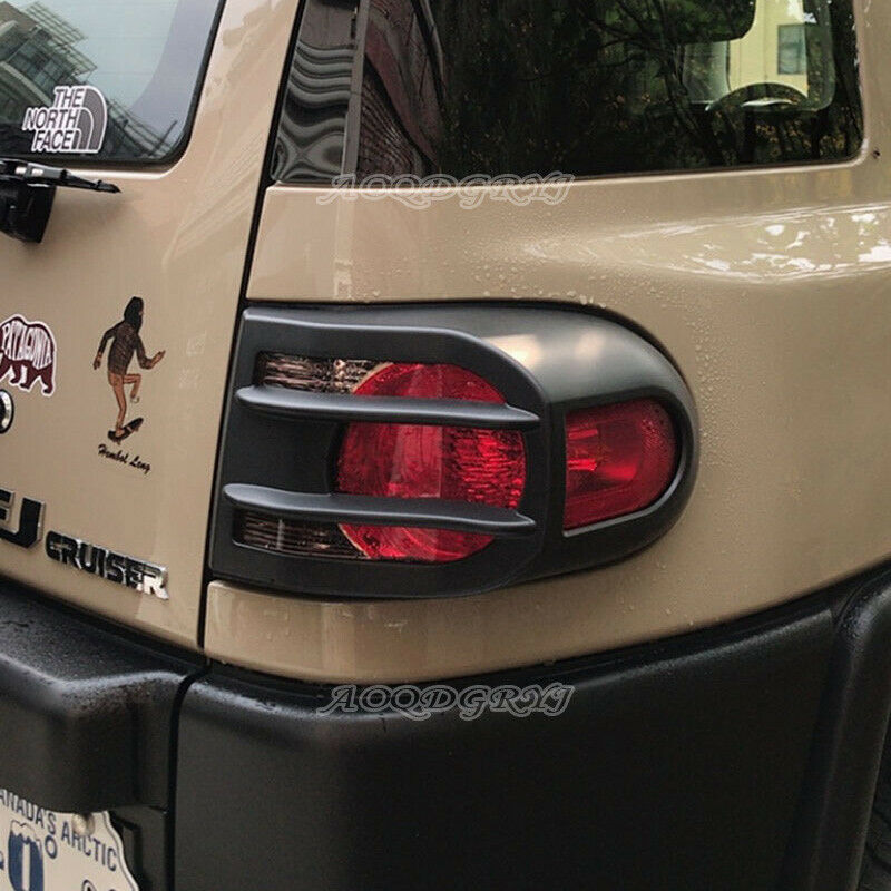 for Toyota FJ Cruiser 2007-2021 Matte Black Rear Taillight Tail Light Lamp Cover