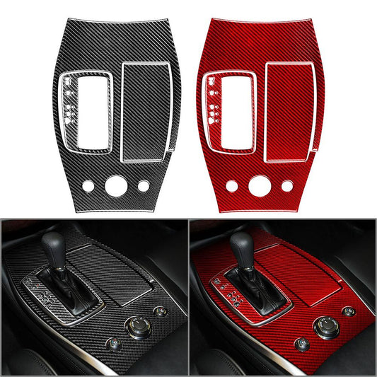 Carbon Fiber Central Console Gear Shift Panel Cover for Infiniti JX35 QX60 13-16