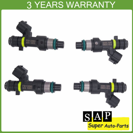 4-pack fuel injectors for Nissan Versa Cube Sentra NV200 07-14 16600-EN200 FBY2850