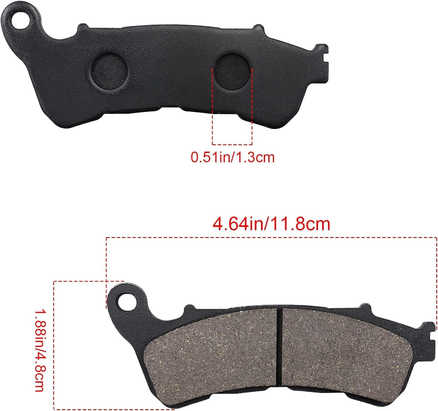 Front Brake Pads for HONDA CBR 600 2011-2013 CB 1000 RA9/RAA/RAB/RAC (ABS Model)