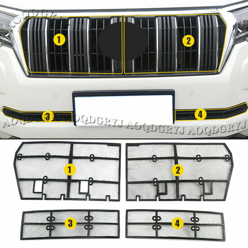 Front Grille Insect-Proof Net Screening Mesh For TOYOYA Prado FJ/LC150 2018-2021