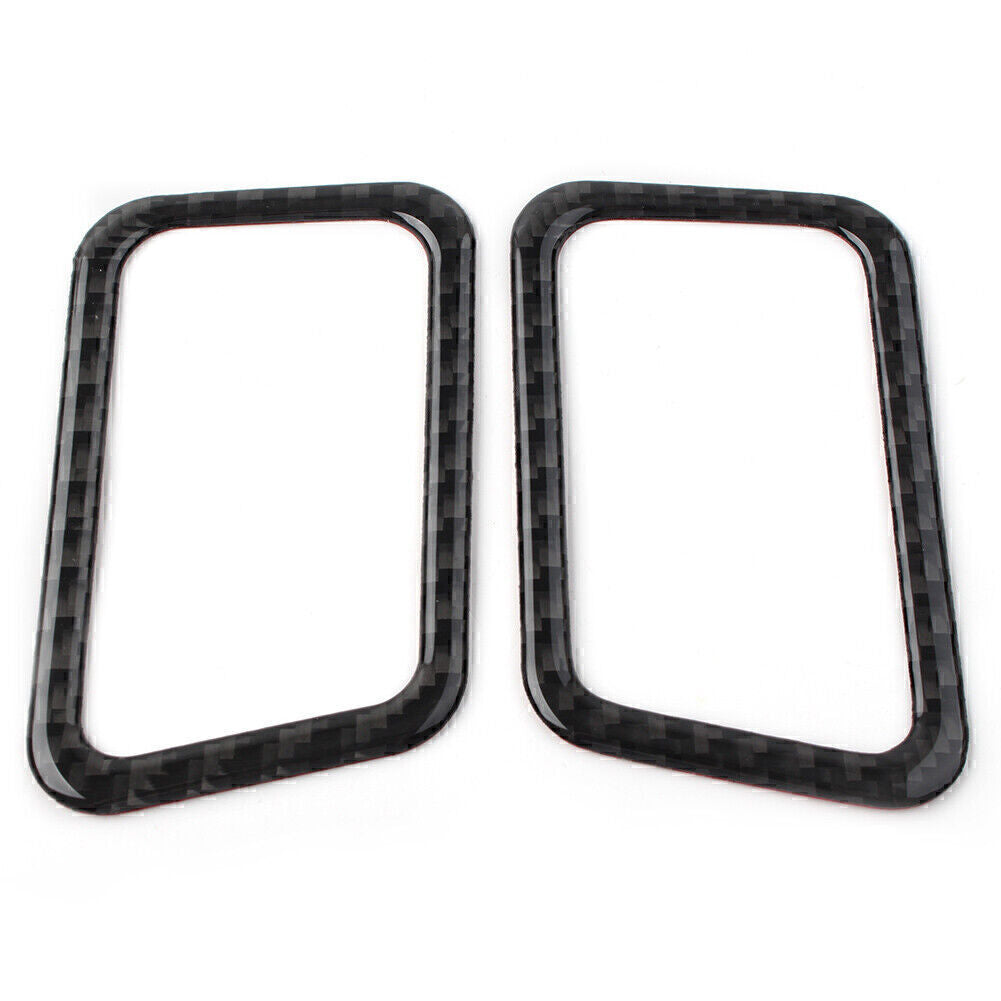 Carbon Fiber Dashboard Air Outlets Vent Cover Trim Fit for Subaru Forester 2013-2018