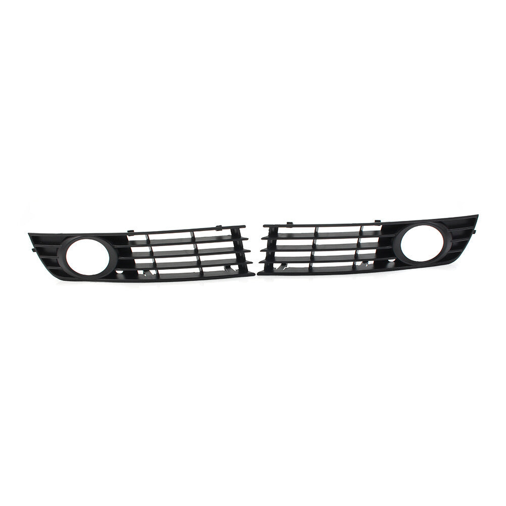 1 Pair Front Bumper Grille Fog Lights Cover for Audi A4 B6 Sedan Model 2001-2005