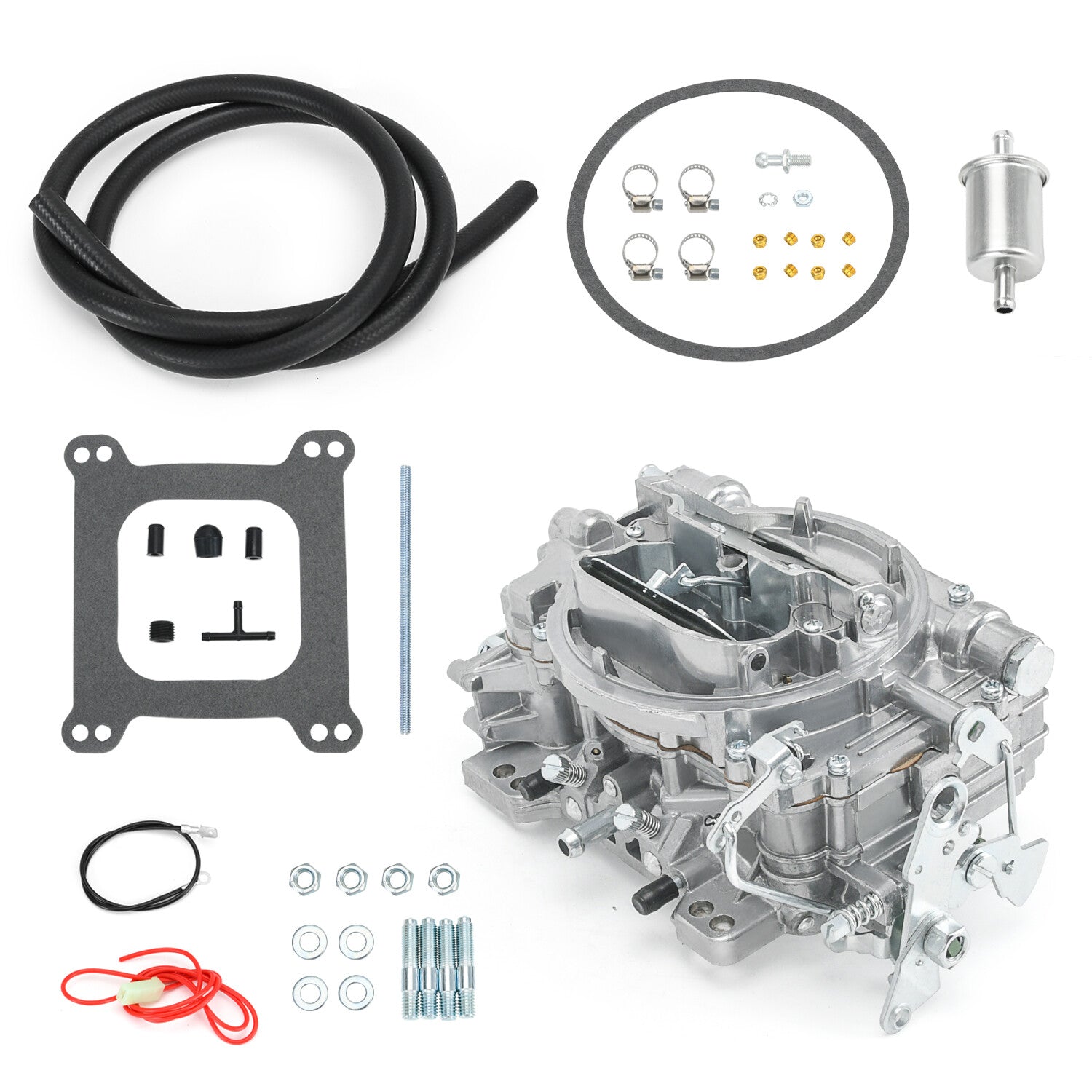 For 1905 AVS2 Series Manual Choke 650CFM 4 Barrel Carburetor Carb w/ Gaskets