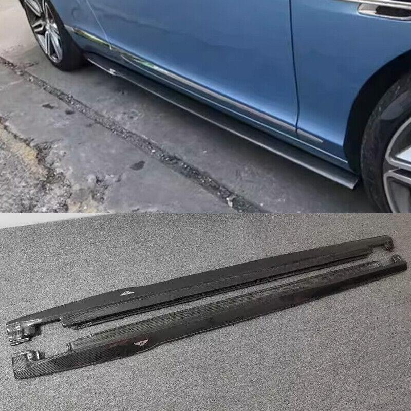 Carbon fiber body side skirt boiler for Bentley GT 2012-2018