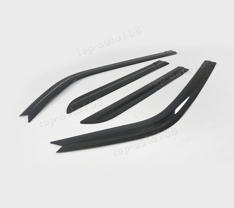 for Toyota 4Runner 2010-2023 Black Window Wind Visors Rain Guard Vent Deflectors