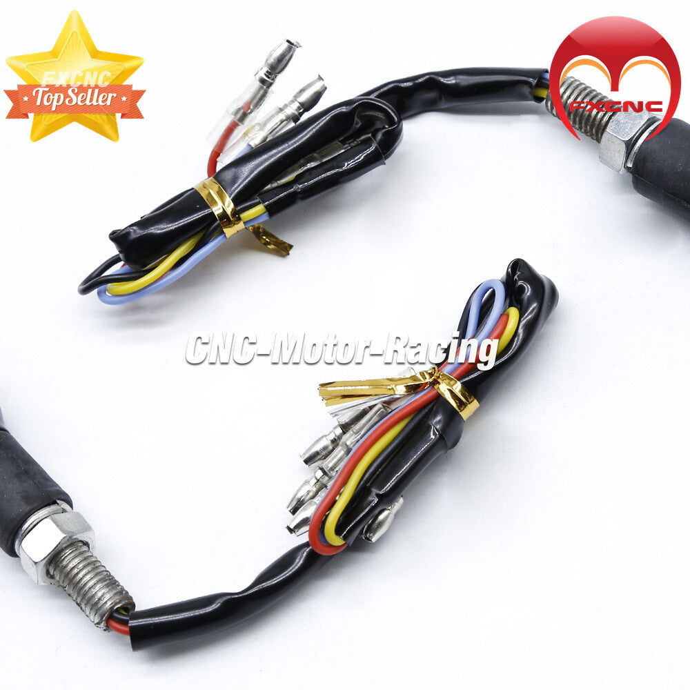 Aluminum alloy motorcycle DC 12V 5.4W 4-wire LED flashing turn signals