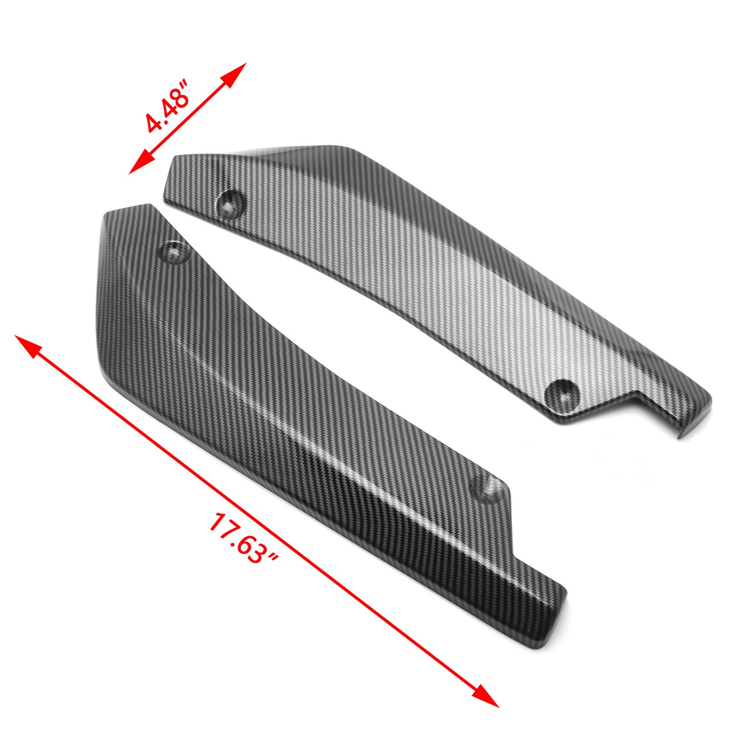 Carbon Fiber Rear Bumper Splitter Diffuser Canards for BMW F30 F31 F32 F33 F22