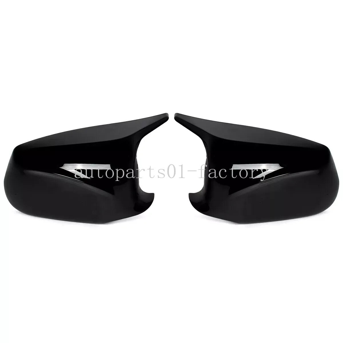 LR Gloss Black Side Mirror Cover Caps for BMW F10 F11 528i 535i 550i 2011-2013