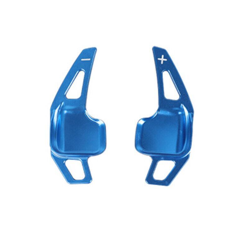 for BMW X5 X6 F15 2014-2018 Blue Aluminum Steering Wheel Shift Paddles Shifter