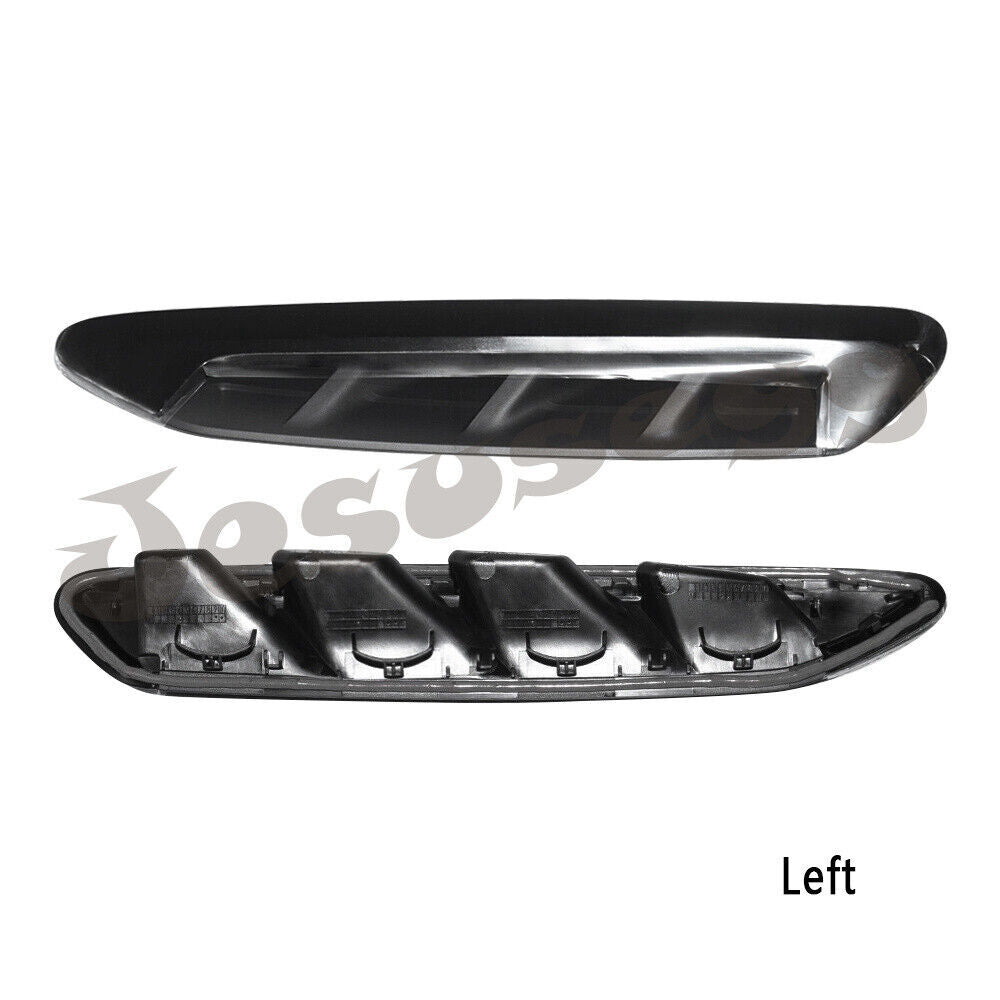 RHLH Side Fender Vent Air Wing Cover Trim Fit for BMW X3 X4 18 19 20 21 22Black