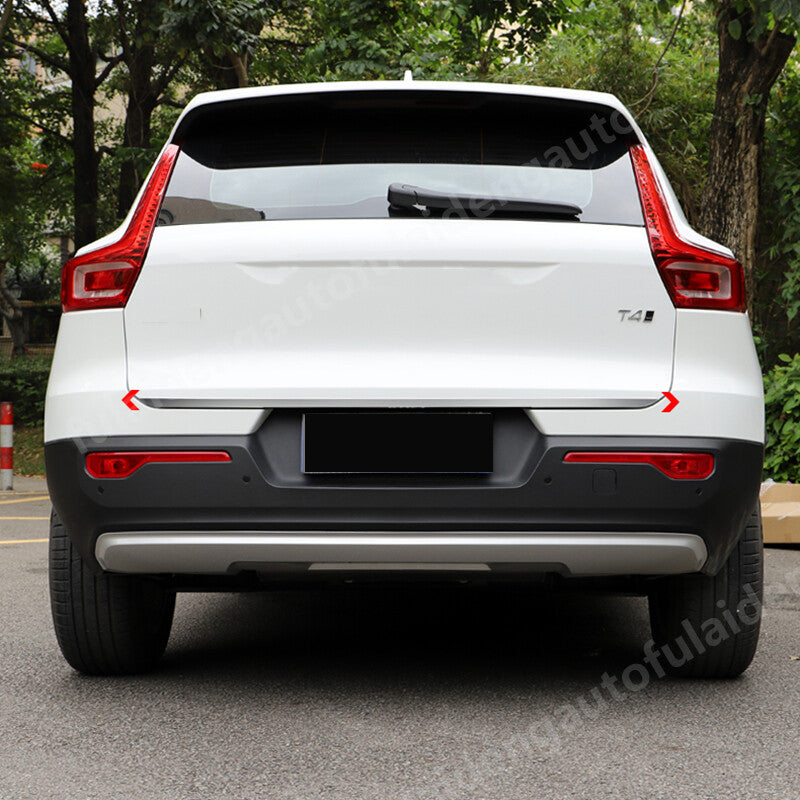 for Volvo XC40 2019-2024 STAINLESS REAR TRUNK TAIL GATE DOOR LID COVER TRIM