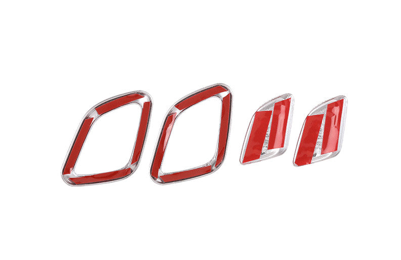 for BMW 3-Series G20 2019-2021 Silver ABS for Seat Headrest Switch Button Cover Trim