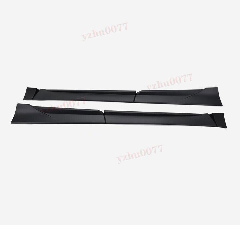 6X for Toyota Highlander 2020-2023 Matte Black Side Door Body Molding Cover Trim