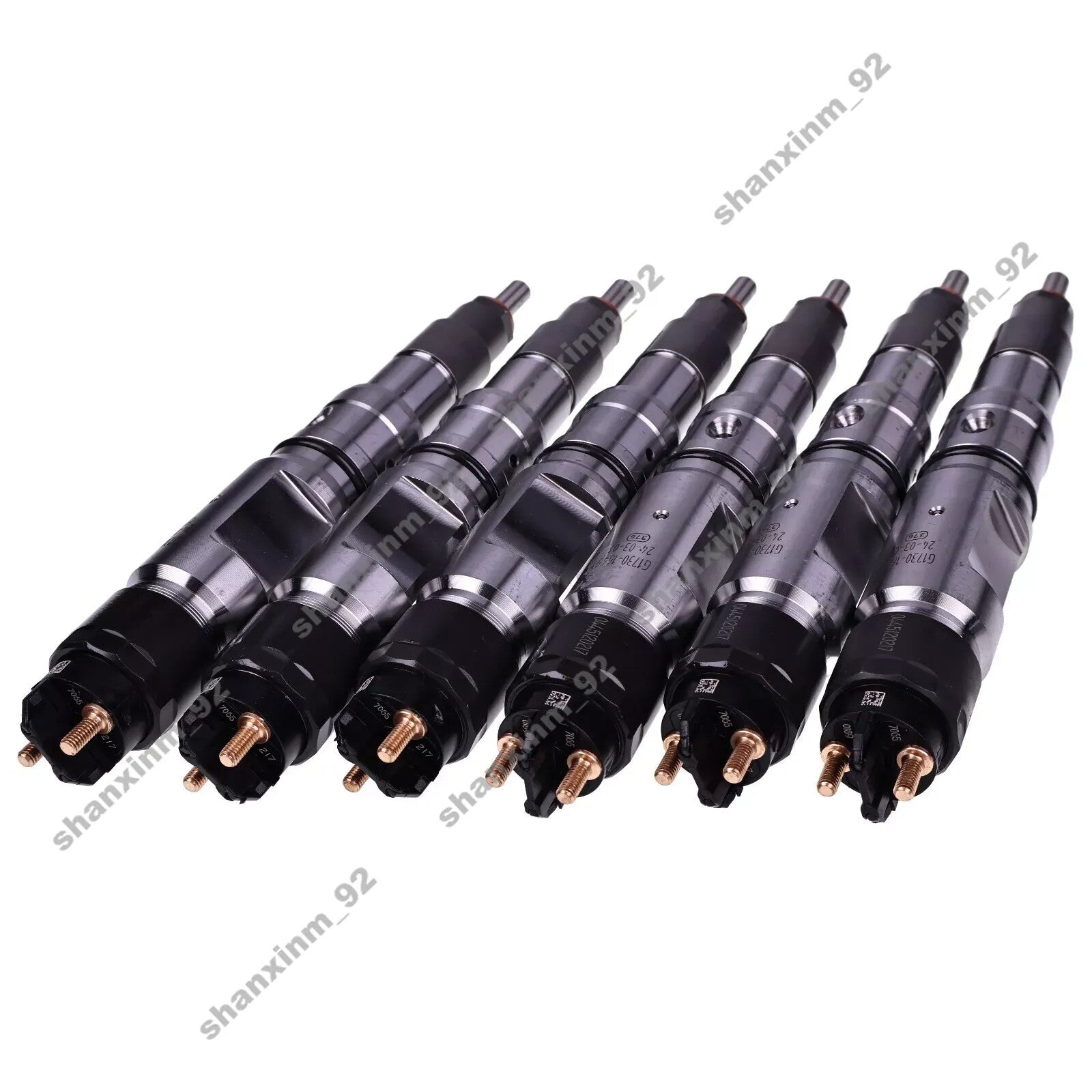 6Pcs Fuel Injector 0445120217 0445120061 for Man Truck 2066 Neoplan N 3516