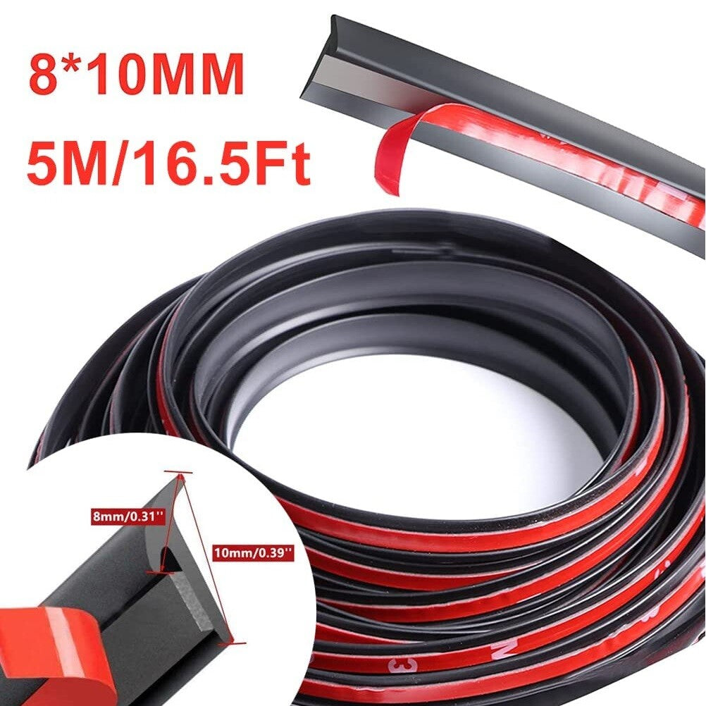 16.5Ft  for ford  T Shape Rubber Truck Seal Weather Strip Door Edge Moulding Trim