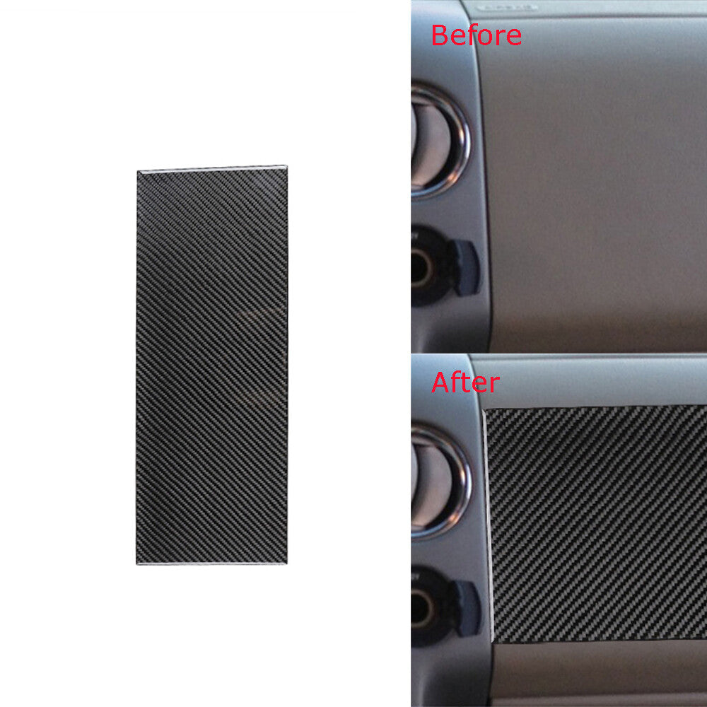 Carbon Fiber for Co -pilot Console Panel Trim Cover for Ford F150 2004-2008
