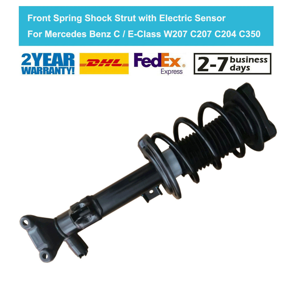 Front Right Shock Strut Assembly Fit for Mercedes C-Class C204 C207 E-Class E200 350