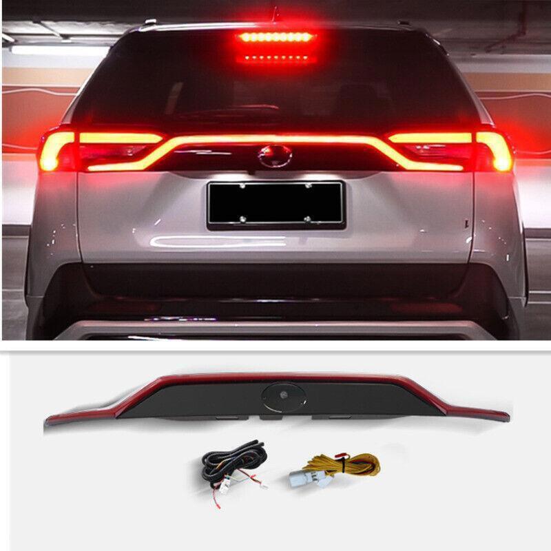1X Rear Door Trunk LED Tail Light Cover for Toyota RAV4 2019-23 Car Accessories