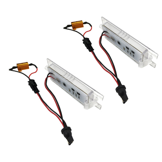 1Pair 18-LED License Number Plate LightS for Opel Zafira Astra for Corsa Insignia G