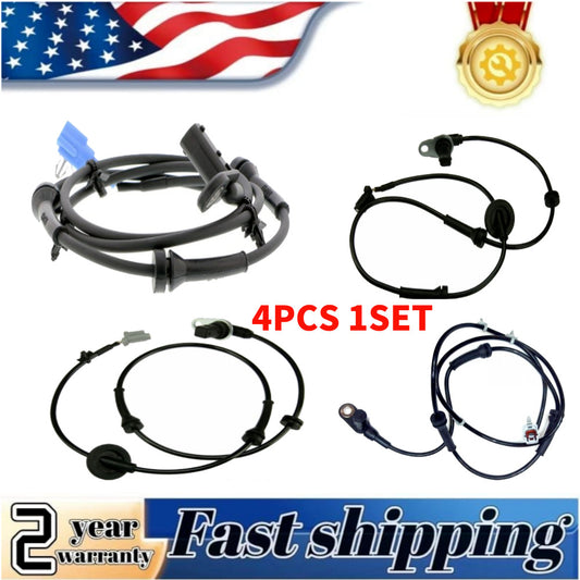 4 ABS wheel speed sensors: front, rear, left, suitable for Nissan Maxima 2004-2008 3.5L
