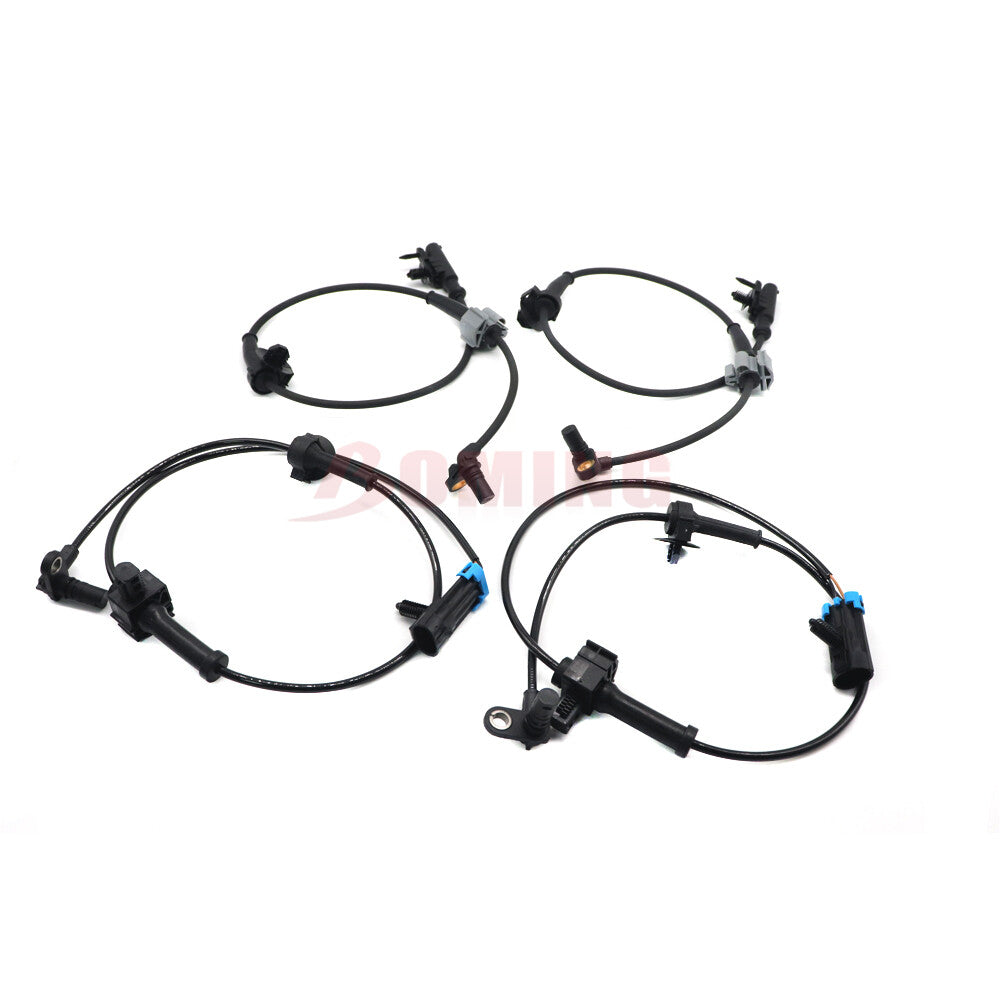 4-piece set of new ABS wheel speed sensors for Cadillac , for Chevrolet Suburban, Tahoe, for GMC , and for Yukon .