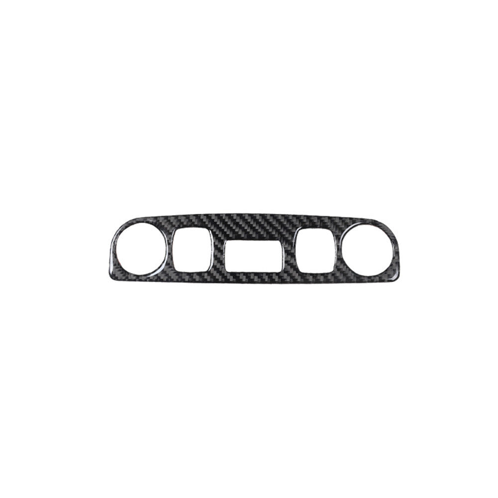 Carbon Fiber Top Console Panel Trim Cover Sticker for Audi TT 8N 2001-2006 TypeB