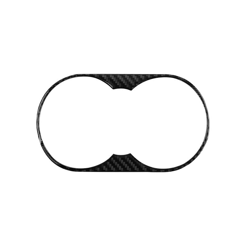 Carbon Fibre Cup Holder Rear Trim for VW Touareg 2011-2018