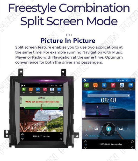 9.7 For 07-14 for Cadillac for Escalade SLS 4+64GB Stereo Radio Nav Head Unit w/Carplay