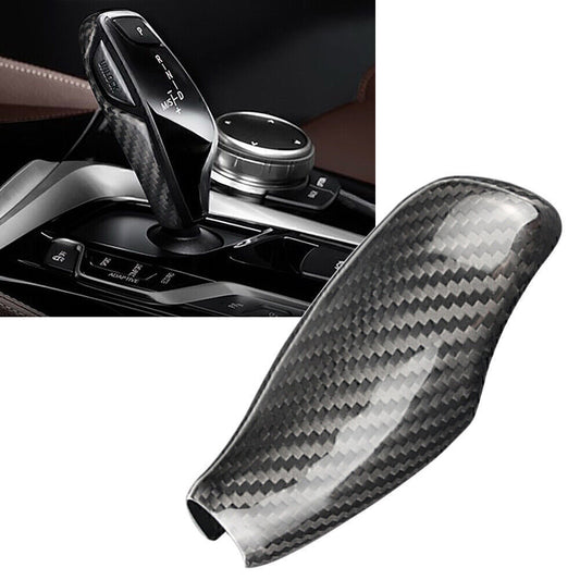 Carbon fiber gear shift knife cover sticker decoration for BMW 5 Series, 6 Series, 7 Series, X3, X4 GT