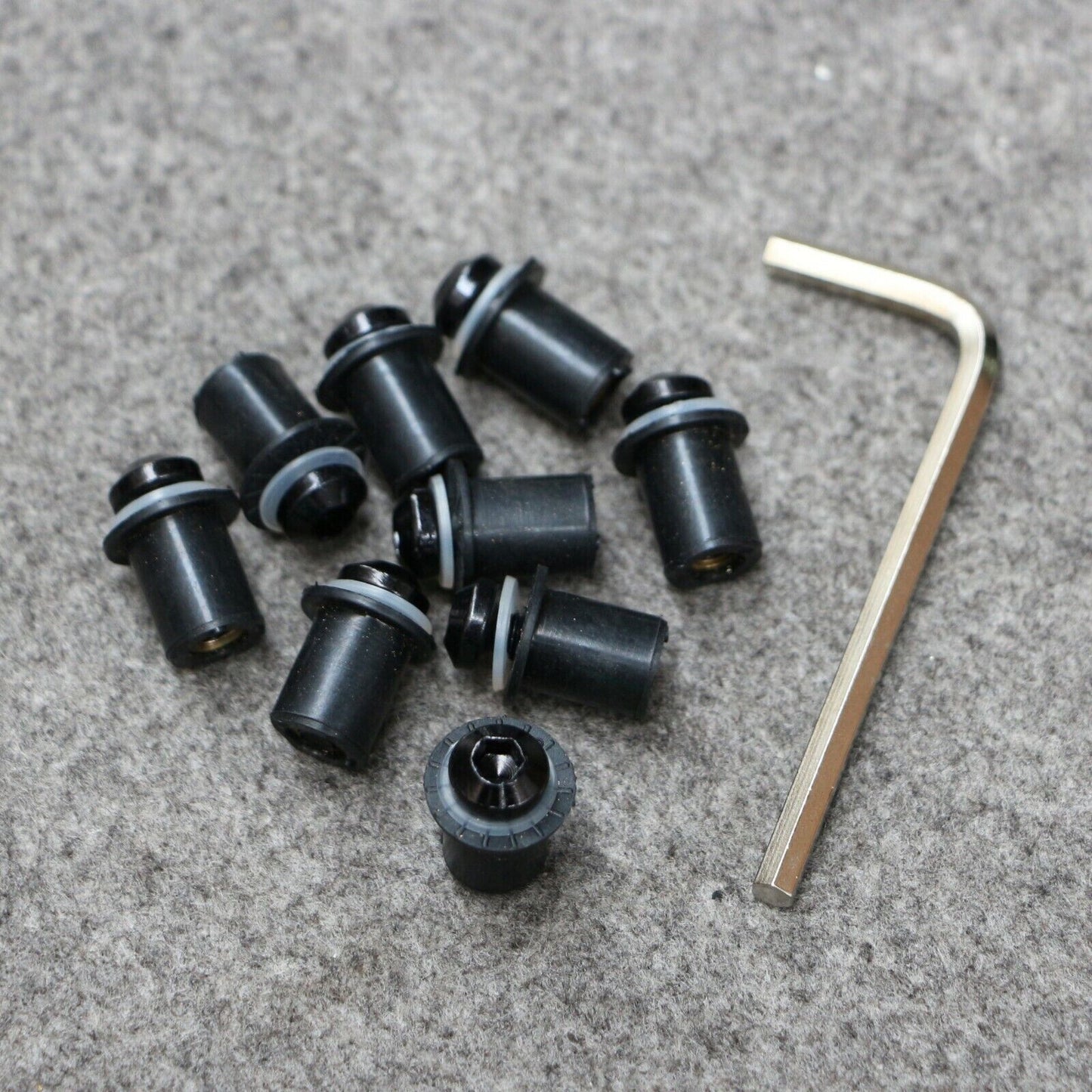 10PCS Windscreen Windshield Bolt Screw Kit Fit For ZZR600/1100 -X300 1000