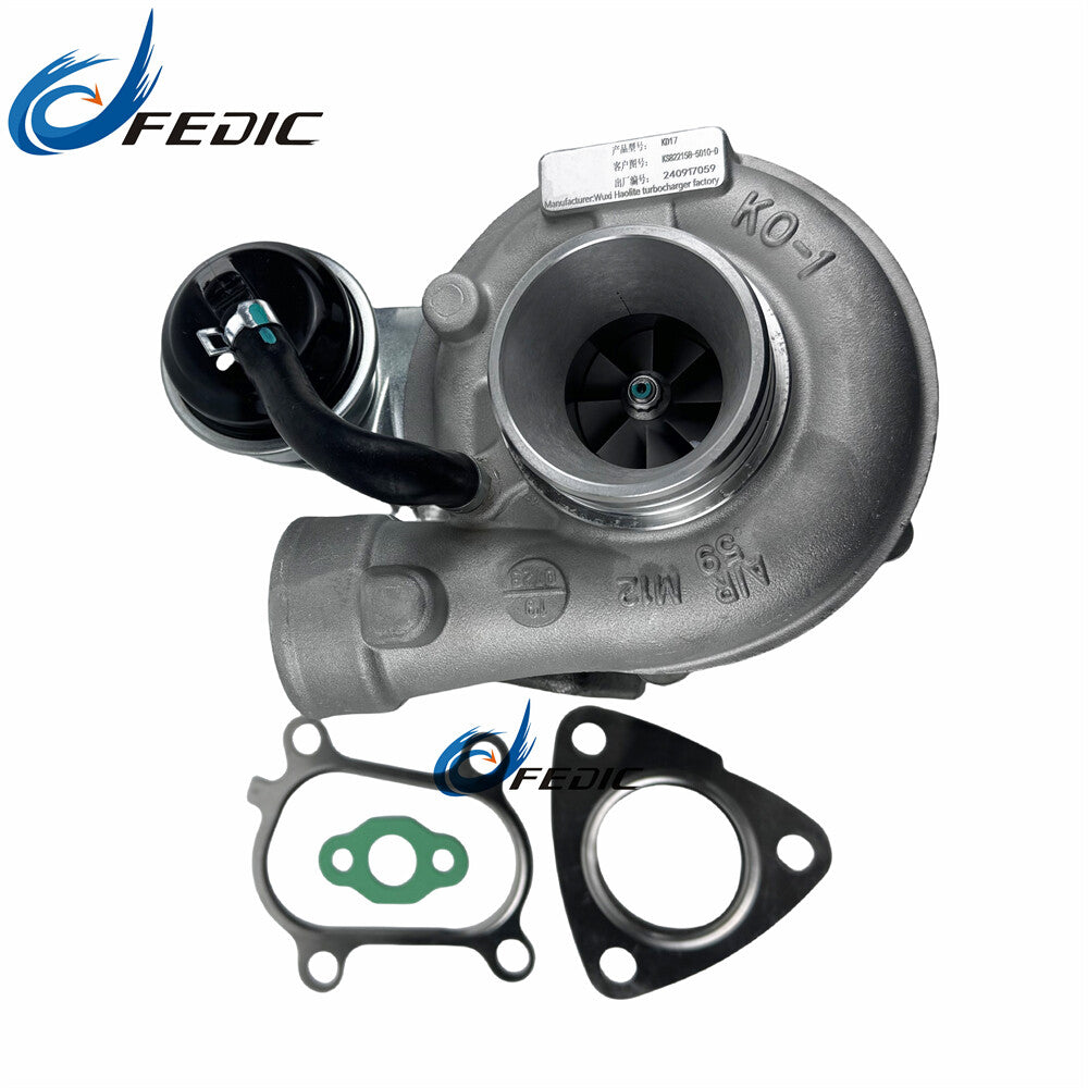Turbocharger HP48 1118300J1QF for Isuzu for Huanghai Pick Up JE493ZLQ4CB 2.8L 70 Kw