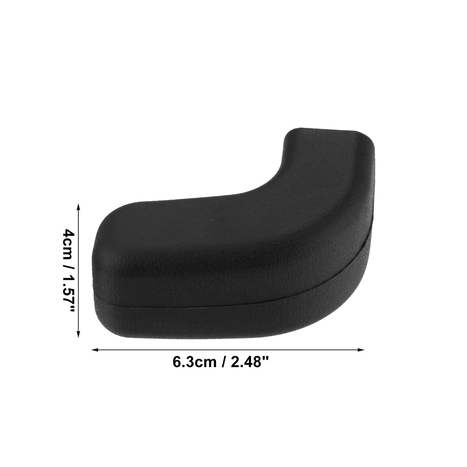 Front Factory Bumper Tow Hook Cover Trim for Jeep for Wrangler JK JL JT 07-23 Black