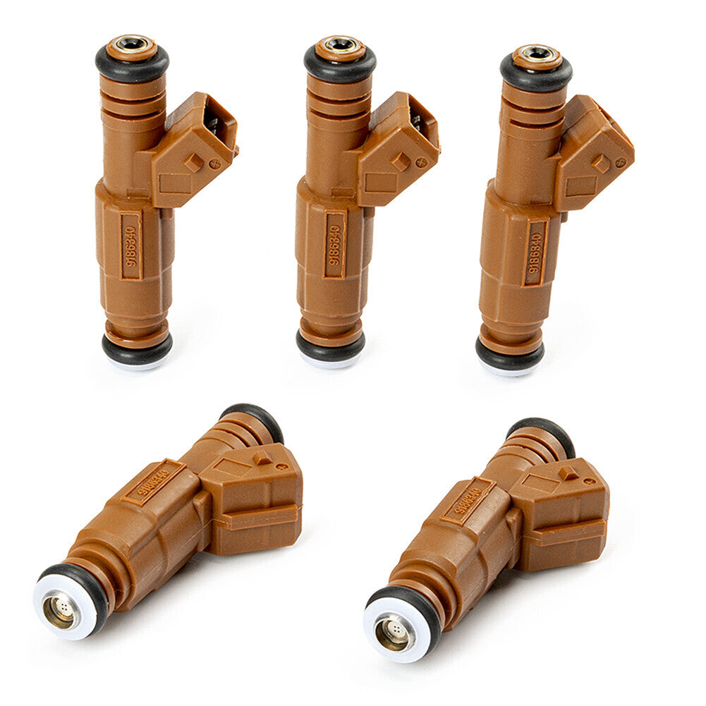 5X 0280155831 Fuel Injectors for Volvo S80 C70 S60 V70 2.4L 2.5L