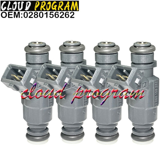 4PCS 0280156262 Car fuel injector nozzle for Geely CK,CK2,CK3 Kingkong MK LG