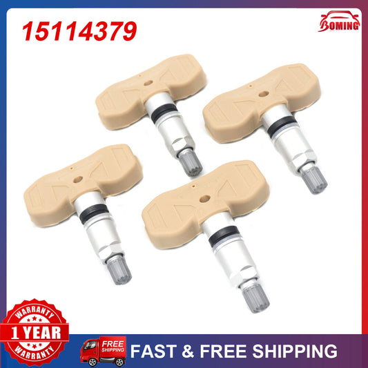 4PCS TPMS for Chevrolet Tahoe 2005-2006 315MHZ 15114379 Tire Pressure Sensors