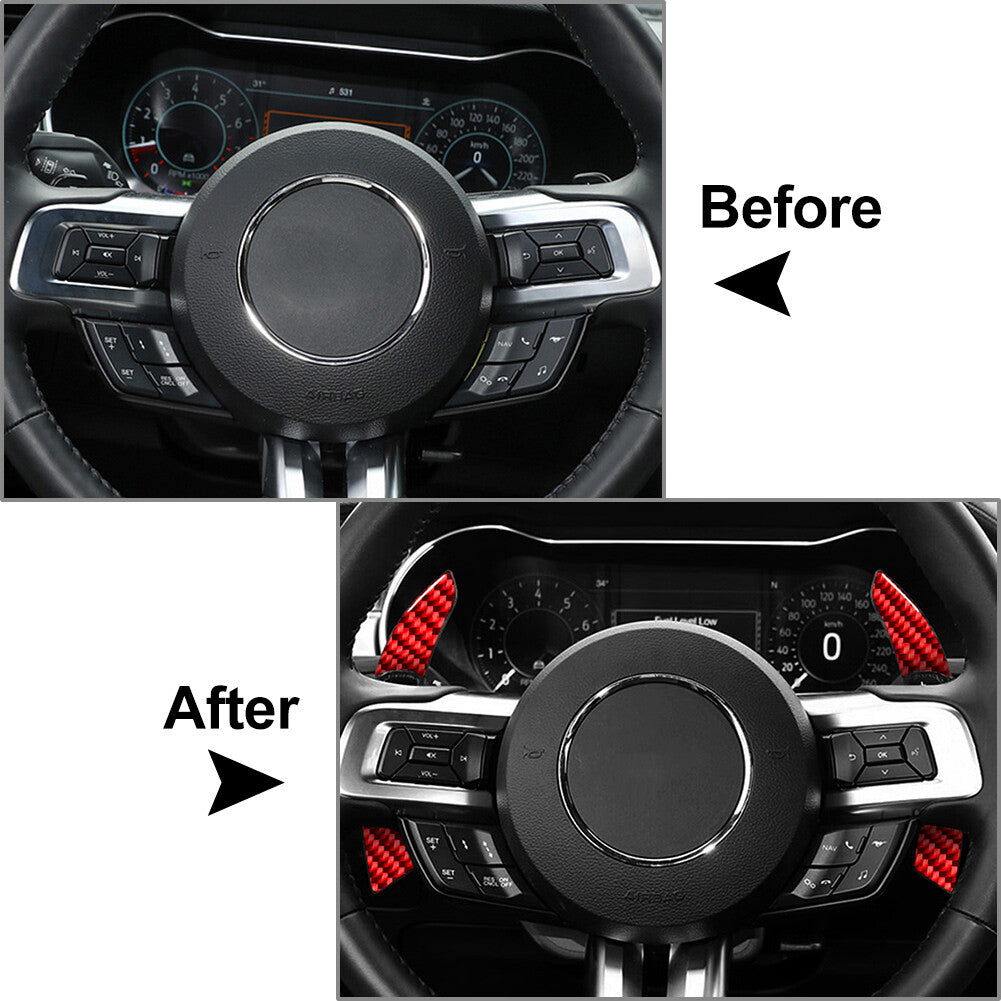 Steering Wheel Shifter Paddle Extension for Ford for Mustang 2015-2023 2016