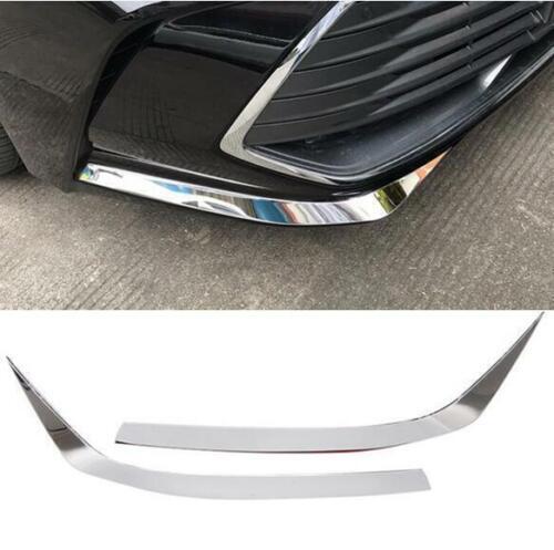 for Toyota for Avalon 2019-2022 Chrome Steel Front Bumper Side Lower Strip Guard 2x
