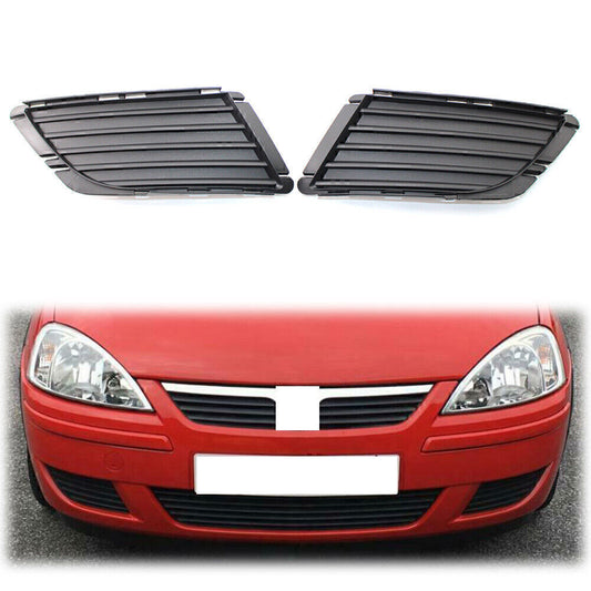 Pair Front Left Right Side Bumper Fog Grille Fit for Vauxhall for Corsa C 2003-2006 05
