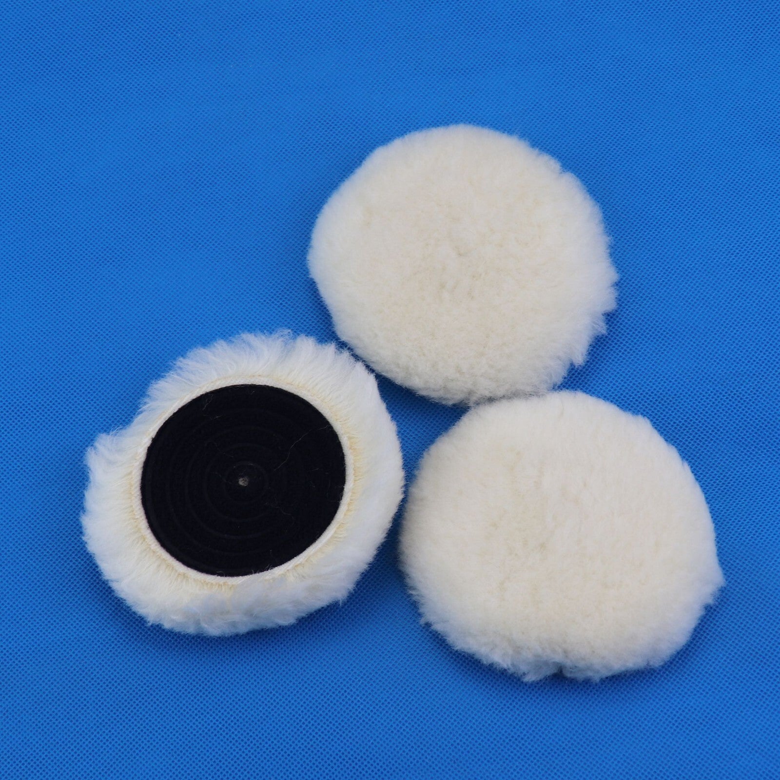5Pcs For Car Polisher Drill Adapter Buffing Polishing Pad Wool Wheel Mop Kit 3in